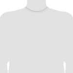 Sterling Silver Rhodium-plated .8mm Box Chain Necklace 14"-30" - Product Photo