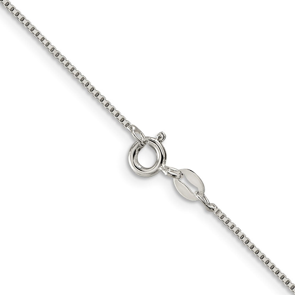 Sterling Silver .9mm Box Chain Necklace 14"-42" - Product Photo