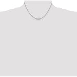 Sterling Silver .9mm Box Chain Necklace 14"-42" - Product Photo