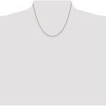 Sterling Silver .9mm Box Chain Necklace 14"-42" - Product Photo