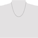 Sterling Silver .9mm Box Chain Necklace 14"-42" - Product Photo