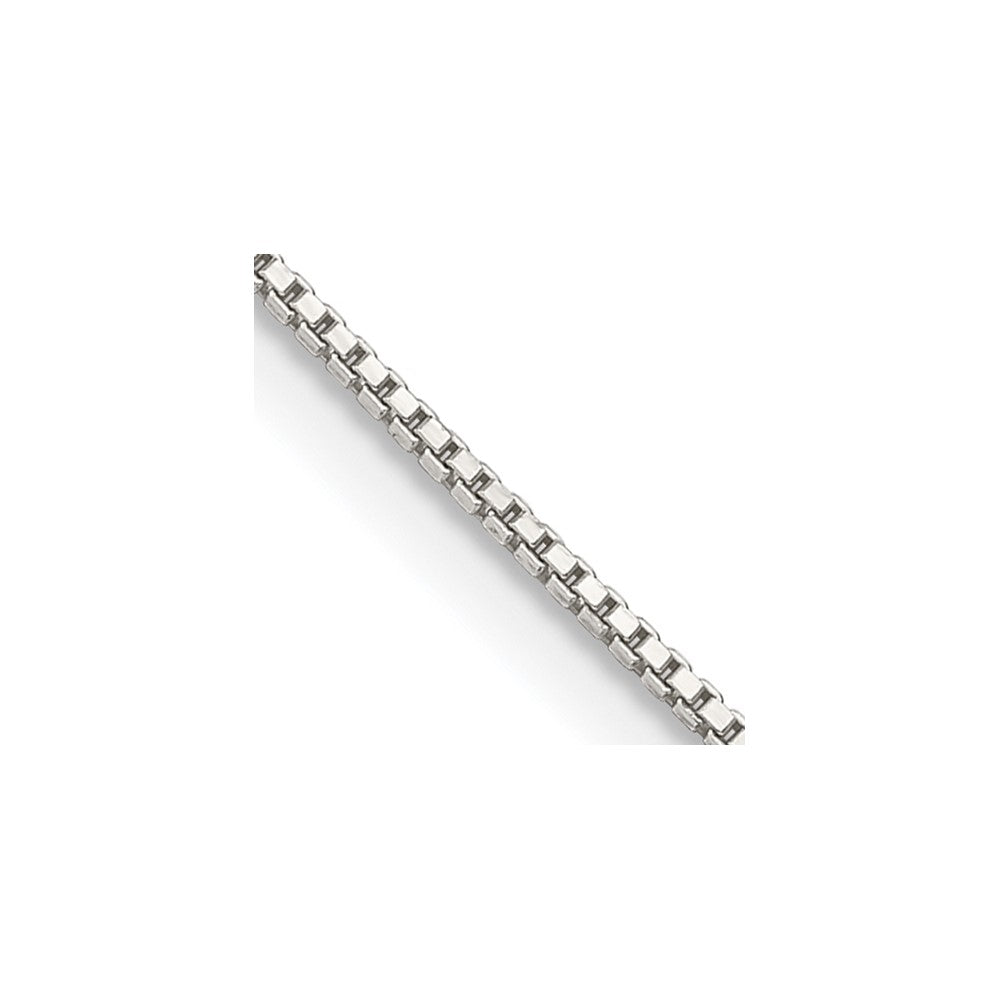 Sterling Silver .9mm Box Chain Necklace 14"-42"