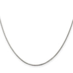 Sterling Silver 1.25mm Box Chain Necklace 16"-42" - Product Photo