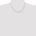 Sterling Silver 1.25mm Box Chain Necklace 16"-42" - Product Photo