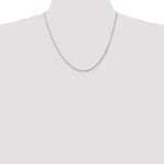 Sterling Silver 1.25mm Box Chain Necklace 16"-42" - Product Photo