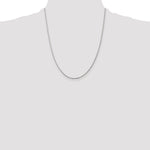 Sterling Silver 1.25mm Box Chain Necklace 16"-42" - Product Photo