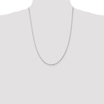 Sterling Silver 1.25mm Box Chain Necklace 16"-42" - Product Photo