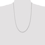 Sterling Silver 1.25mm Box Chain Necklace 16"-42" - Product Photo