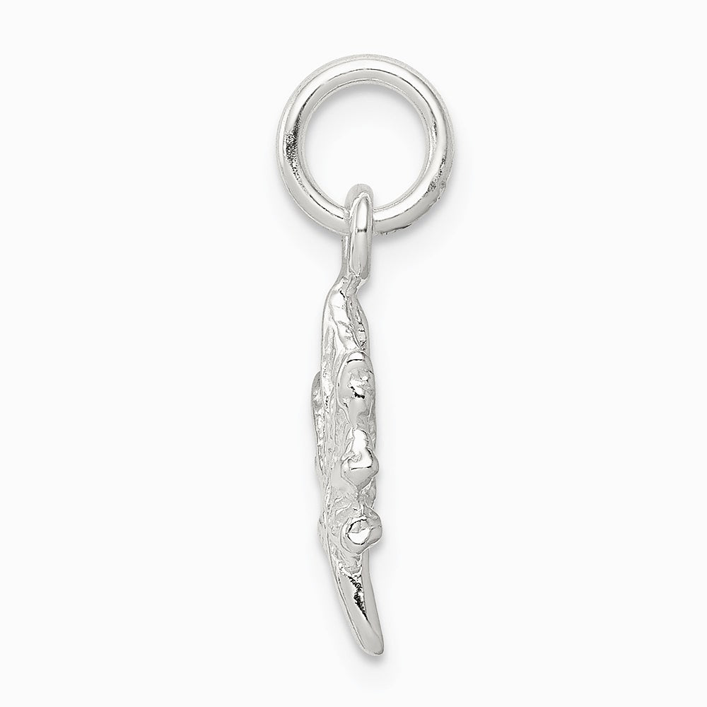 Sterling Silver Maple Leaf Charm - Product Photo