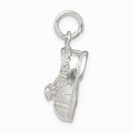 Sterling Silver Baby Shoe Charm - Product Photo
