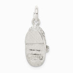 Sterling Silver Baby Shoe Charm - Product Photo