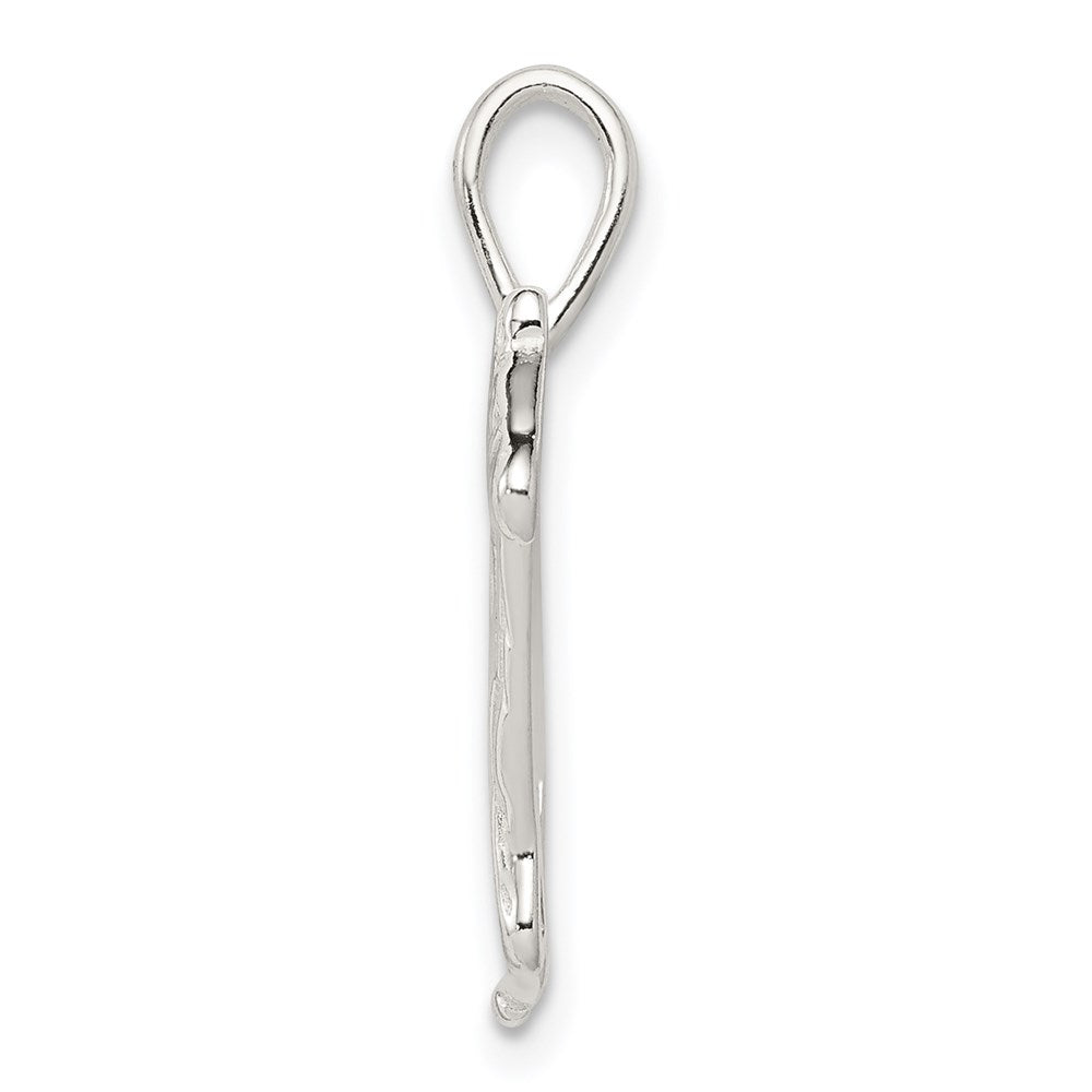 Sterling Silver Race Horse Charm - Product Photo