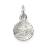 Sterling Silver Smiley Face Charm - Product Photo