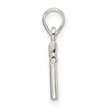 Sterling Silver Polished Cross Pendant - Product Photo