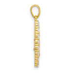 Sterling Silver Gold and Rose-tone CZ Our Lady of Guadalupe Oval Pendant - Product Photo