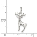 Sterling Silver Deer Charm - Product Photo