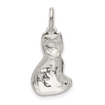 Sterling Silver Cat Charm - Product Photo