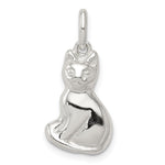 Sterling Silver Cat Charm - Product Photo