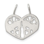 Sterling Silver Mother Daughter 2-piece break apart Charm - Product Photo