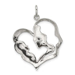Sterling Silver Mother & Baby Pendant - Product Photo