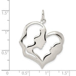 Sterling Silver Mother & Baby Pendant - Product Photo