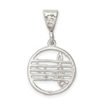 Sterling Silver Music Staff Charm - Product Photo