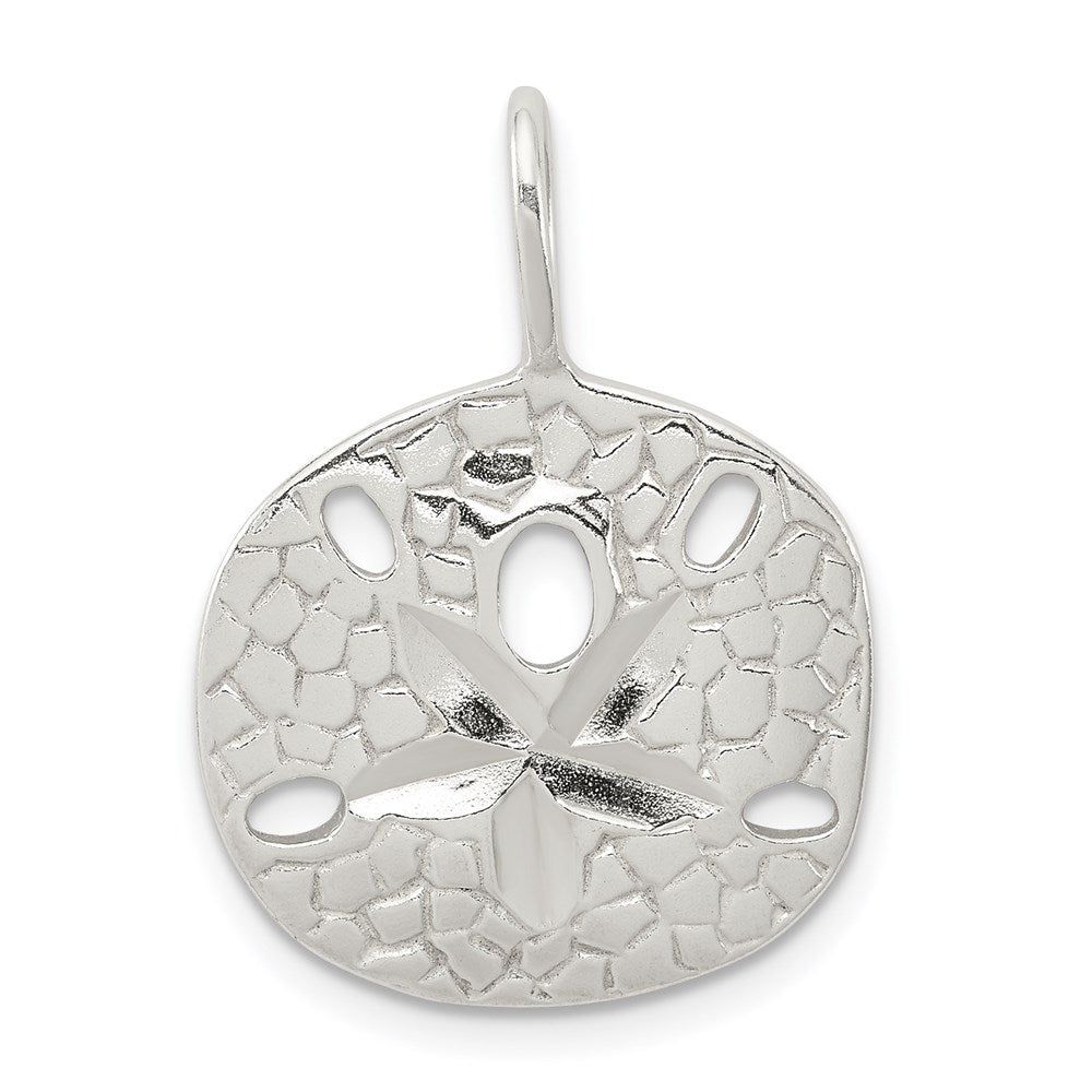 Sterling Silver Sand Dollar Charm - Product Photo