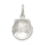 Sterling Silver Diamond-Cut Shell Charm - Product Photo