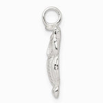 Sterling Silver Graduation Owl Charm - Product Photo