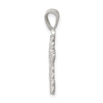 Sterling Silver Budded Cross Pendant - Product Photo