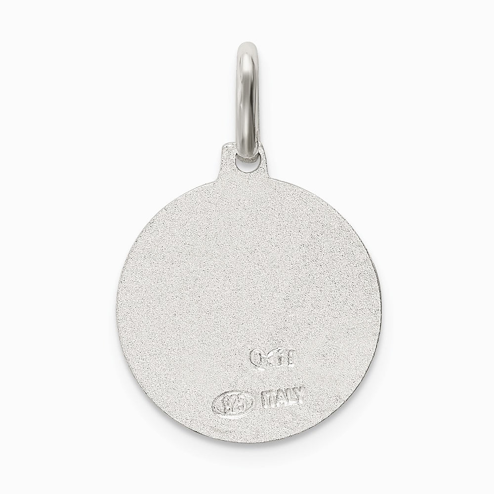 Sterling Silver St. Christopher Medal - Product Photo