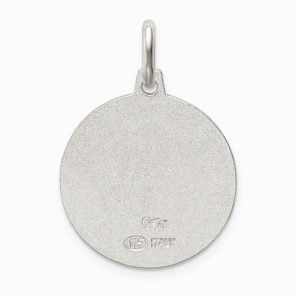 Sterling Silver St. Christopher Medal - Product Photo