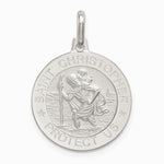 Sterling Silver St. Christopher Medal - Product Photo