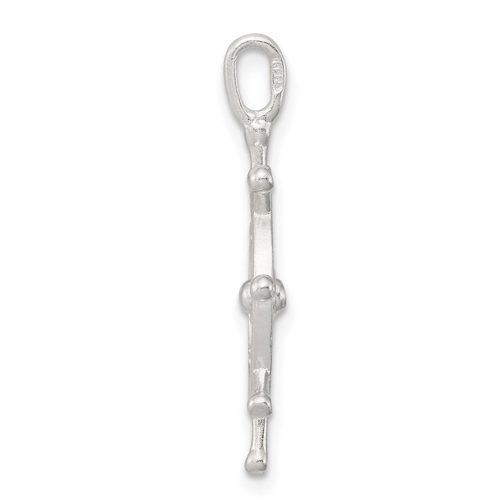 Sterling Silver Boat Wheel Charm - Product Photo