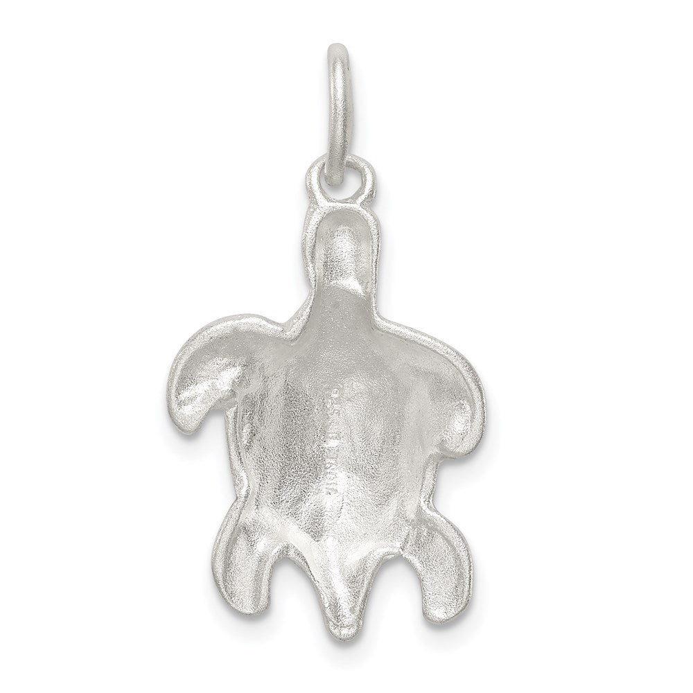 Sterling Silver Turtle Charm - Product Photo