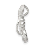 Sterling Silver Lobster Chain Slide Charm - Product Photo