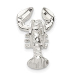 Sterling Silver Lobster Chain Slide Charm - Product Photo