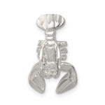 Sterling Silver Lobster Chain Slide Charm - Product Photo