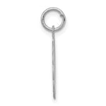 Sterling Silver Rhodium-plated Special Mom Disc Charm - Product Photo