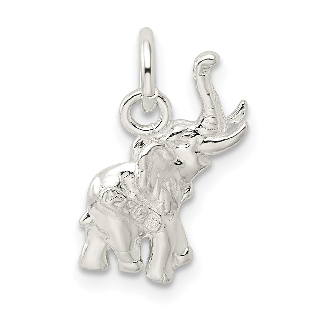 Sterling Silver Elephant Charm - Product Photo