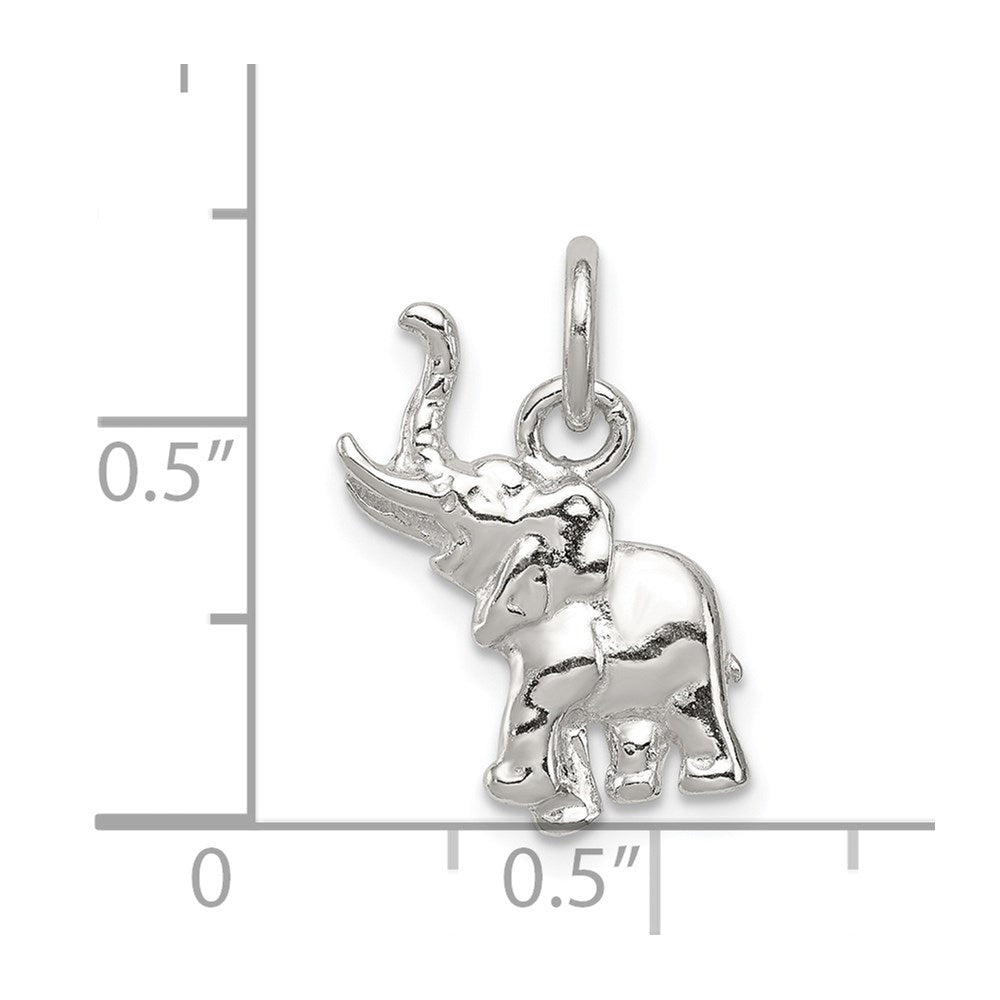 Sterling Silver Elephant Charm - Product Photo