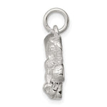 Sterling Silver Ram Charm - Product Photo
