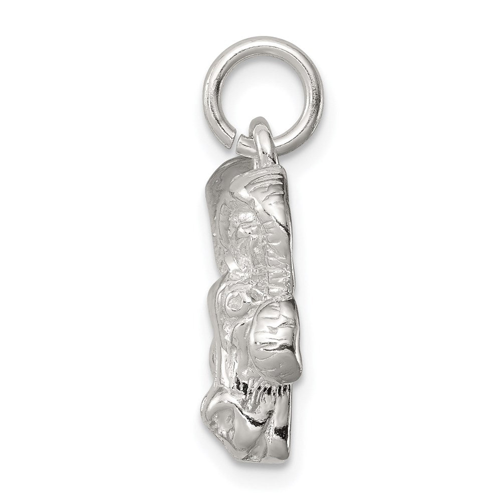 Sterling Silver Ram Charm - Product Photo