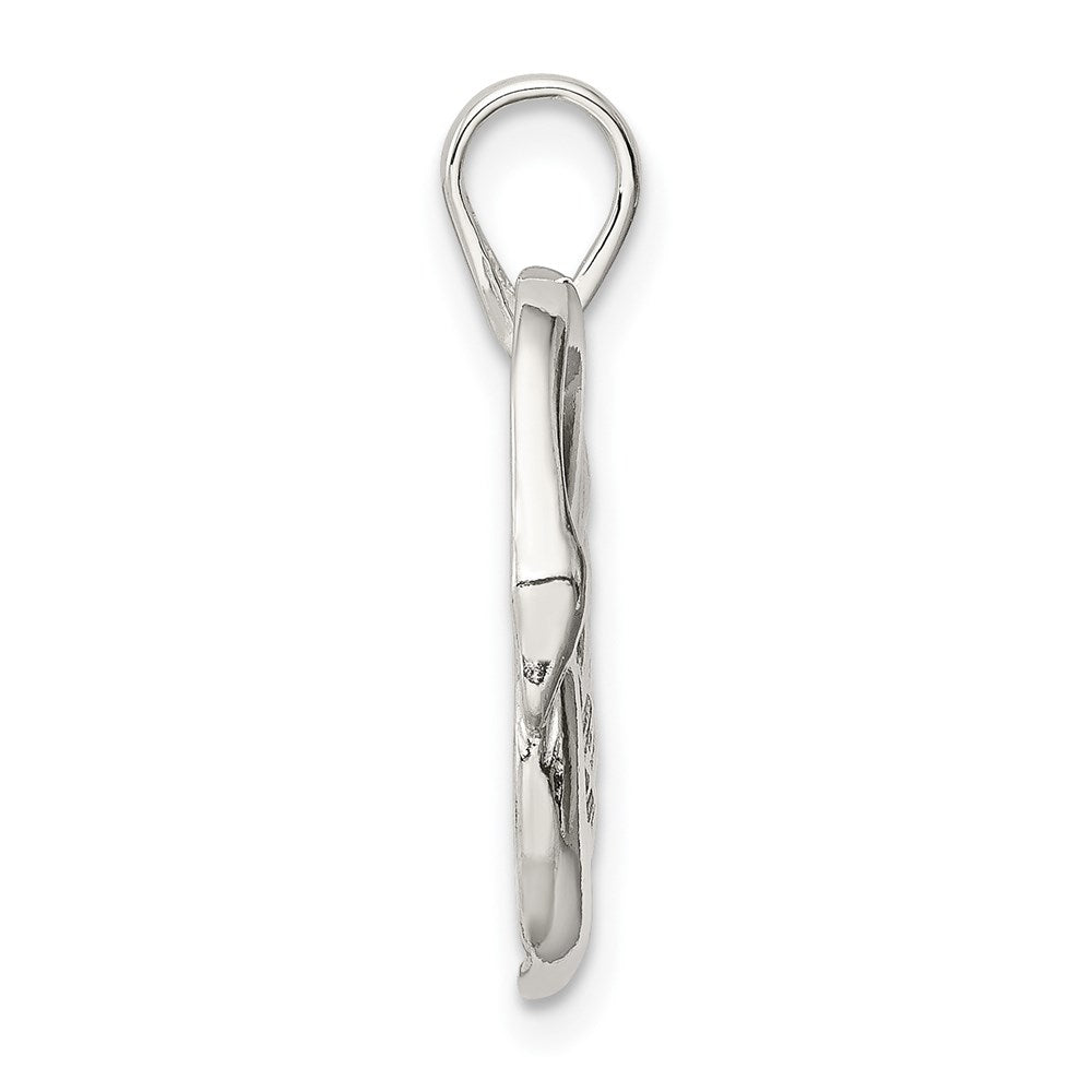 Sterling Silver Swan Charm - Product Photo
