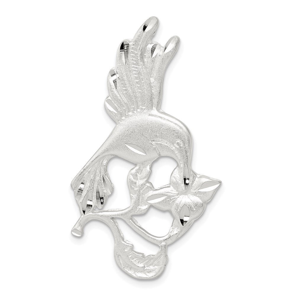 Sterling Silver Hummingbird Charm - Product Photo