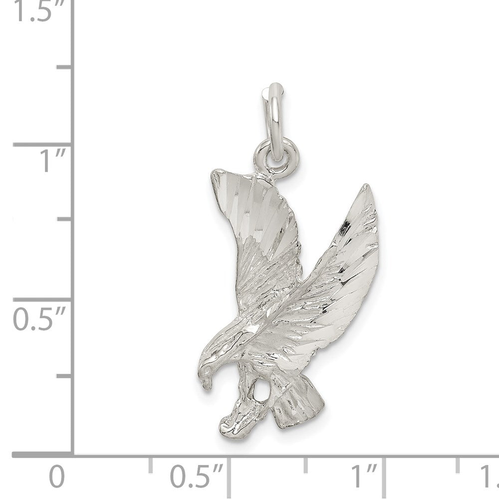 Sterling Silver Eagle Charm - Product Photo