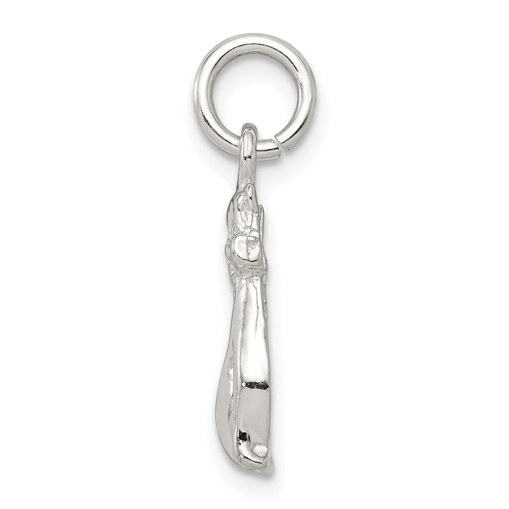 Sterling Silver Cat Charm - Product Photo