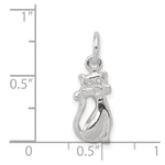Sterling Silver Cat Charm - Product Photo