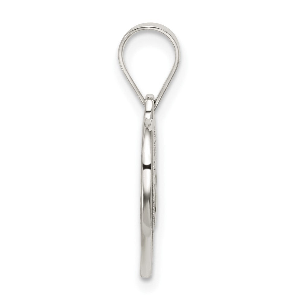 Sterling Silver Mama Heart Charm - Product Photo