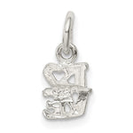 Sterling Silver Love Charm - Product Photo